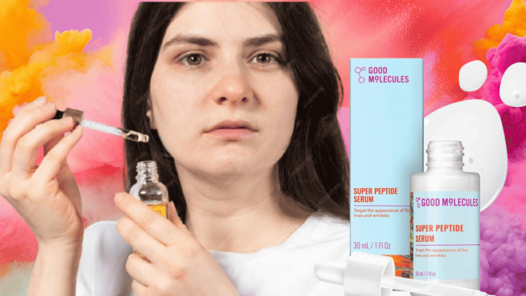 Good Molecules Super Peptide Serum - Anti-aging Facial Serum with Peptides and Copper Tripeptides to Plump and Firm - Water-Based Skincare for Face