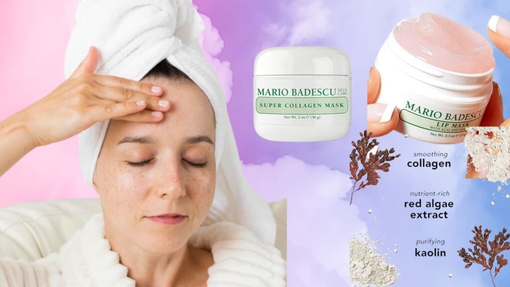 Mario Badescu Clay Face Mask for Men and Women, Pore Minimizer Skin Care Facial Mask Formulated with Nutrient