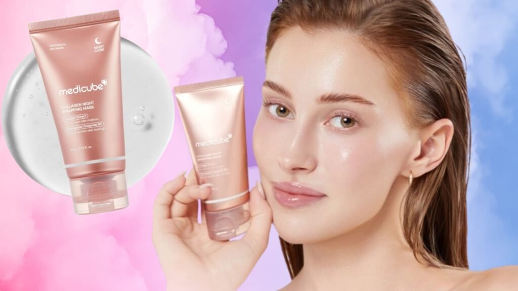 best collagen face mask ,Medicube Collagen Night Wrapping Mask (Overnight Peel-Off Mask)