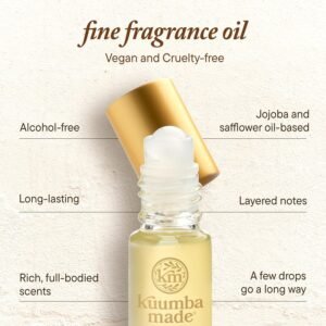 kuumba made vanilla bean fragrance oil roll-on