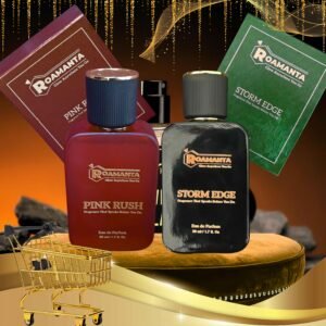 Roamanta Storm Edge & Pink Rush Combo | Perfume Gift Set for Men and Women | Best Perfume Gift for Her & Him