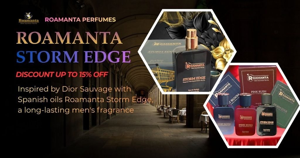 Best Perfume For Men Under 3000 PKR: Roamanta Storm Edge Review (15% Off)